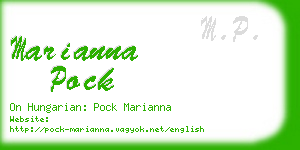 marianna pock business card